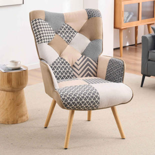 Poynor modern tufted glam hotsell accent armchair